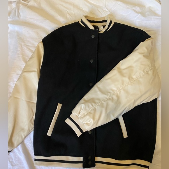 H&M Jackets & Coats Hm Varsity Jacket Poshmark